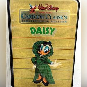 Walt Disney Cartoon Classics Limited Gold Edition DAISY VHS